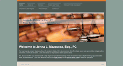 Desktop Screenshot of mazzuccalaw.com