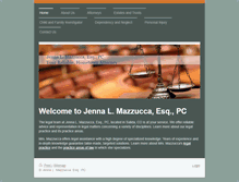 Tablet Screenshot of mazzuccalaw.com